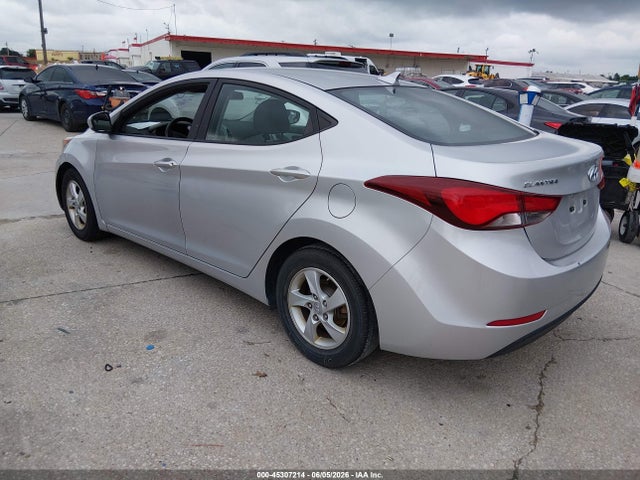 2015 Hyundai Elantra Se მანქანა იყიდება აუქციონზე, vin: 5NPDH4AE6FH600075, აუქციონის ნომერი: 45307214