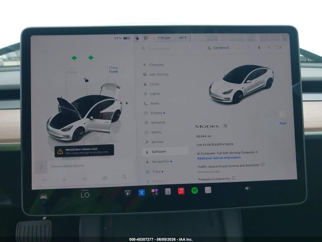 Tesla Model 3 Rear-wheel Drive 2023 5YJ3E1EA8PF474229 Image 7