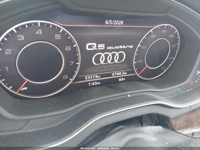 Продажа на аукционе авто 2018 Audi Q5 2.0t Premium/2.0t Tech Premium, vin: WA1BNAFY3J2176604, номер лота: 45307282