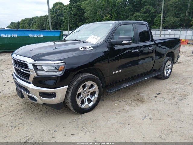 45307392 :رقم المزاد ، 1C6SRFBT6KN530432 vin ، 2019 Ram 1500 Big Horn/lone Star Quad Cab 4x4 6'4 Box مزاد بيع