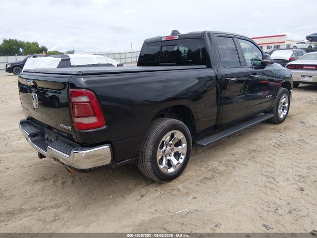 45307392 :رقم المزاد ، 1C6SRFBT6KN530432 vin ، 2019 Ram 1500 Big Horn/lone Star Quad Cab 4x4 6'4 Box مزاد بيع