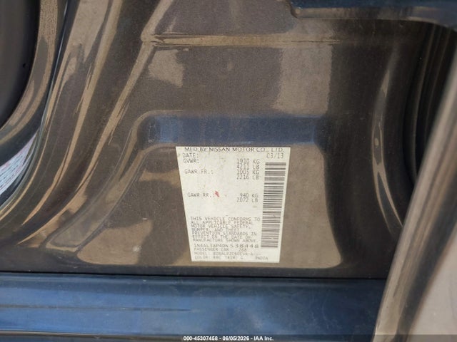 Aukcja sprzedaży 2013 Nissan Altima 2.5, vin: 1N4AL3AP4DN538448, numer aukcji: 45307458