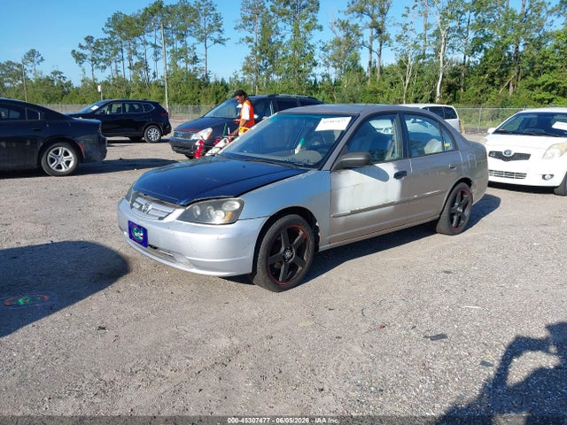 2002 Honda Civic Lx მანქანა იყიდება აუქციონზე, vin: 2HGES16582H596290, აუქციონის ნომერი: 45307477