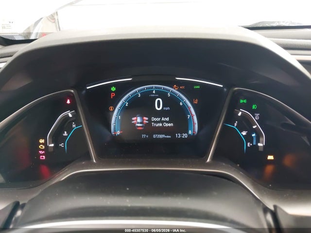 2019 Honda Civic Ex მანქანა იყიდება აუქციონზე, vin: JHMFC1F34KX003629, აუქციონის ნომერი: 45307530