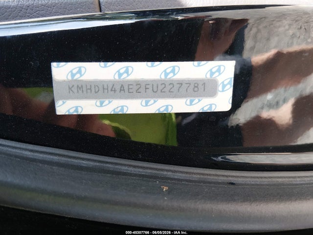 45307766 :رقم المزاد ، KMHDH4AE2FU227781 vin ، 2015 Hyundai Elantra Se مزاد بيع