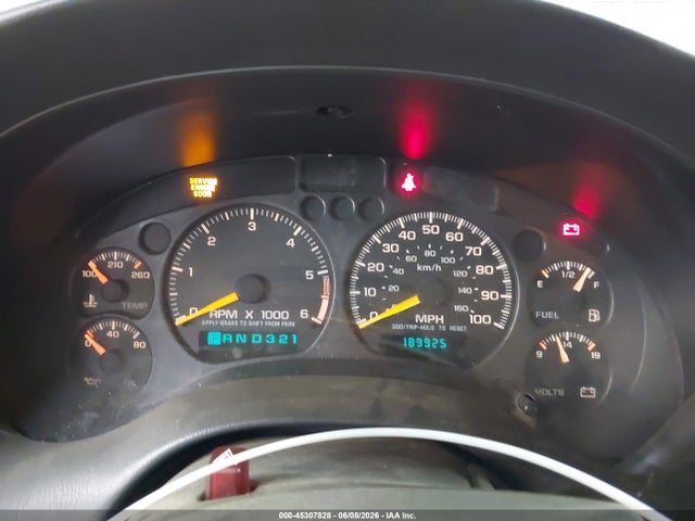 45307828 :رقم المزاد ، 1GCDT19W528173538 vin ، 2002 Chevrolet S-10 مزاد بيع