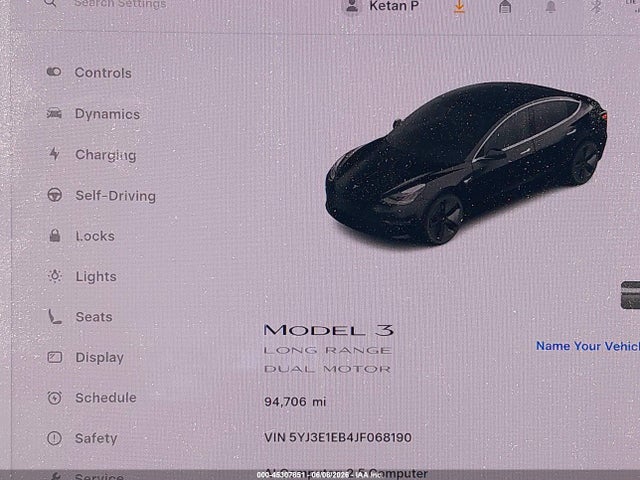 Продажа на аукционе авто 2018 Tesla Model 3 Long Range/performance, vin: 5YJ3E1EB4JF068190, номер лота: 45307851