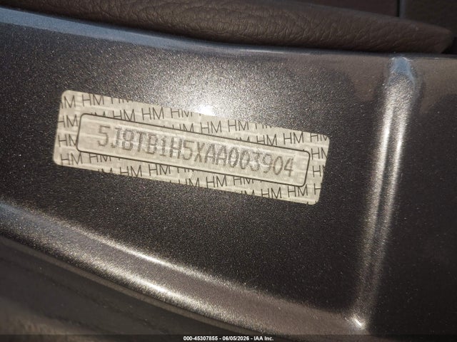 45307855 :رقم المزاد ، 5J8TB1H5XAA003904 vin ، 2010 Acura Rdx مزاد بيع