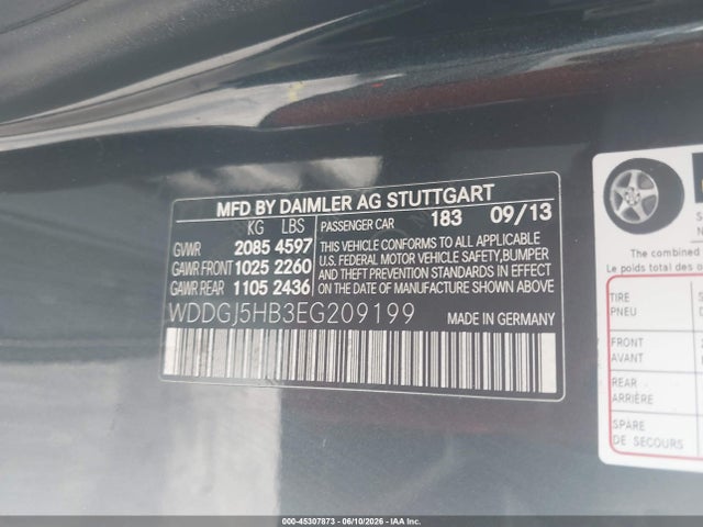 Продаж на аукціоні авто 2014 Mercedes-benz C 350 Sport, vin: WDDGJ5HB3EG209199, номер лоту: 45307873