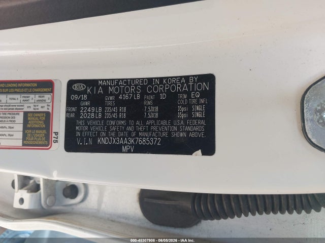 Продаж на аукціоні авто 2019 Kia Soul !, vin: KNDJX3AA3K7685372, номер лоту: 45307908