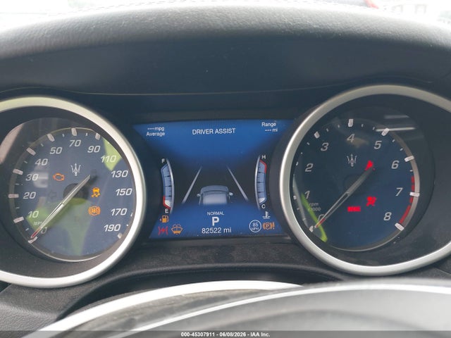 2019 Maserati Ghibli S Q4 მანქანა იყიდება აუქციონზე, vin: ZAM57YTA8K1338453, აუქციონის ნომერი: 45307911