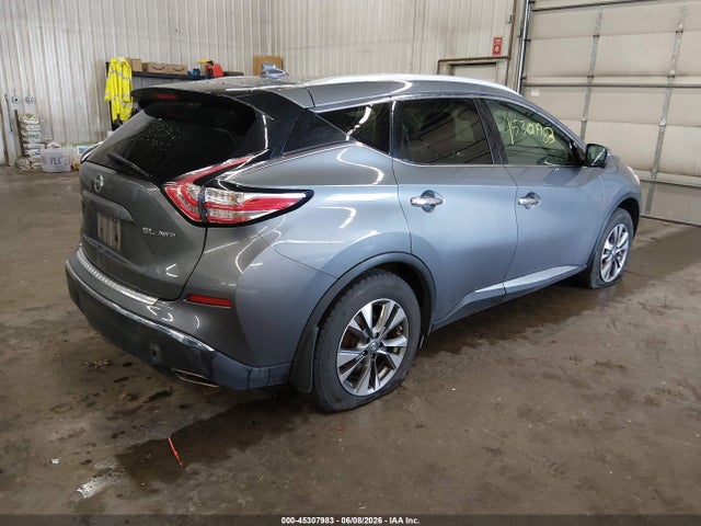 45307983 :رقم المزاد ، 5N1AZ2MH4HN179174 vin ، 2017 Nissan Murano Sl مزاد بيع