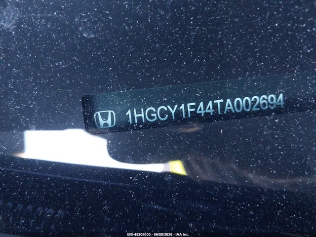 Aukcja sprzedaży 2026 Honda Accord Se, vin: 1HGCY1F44TA002694, numer aukcji: 45308000