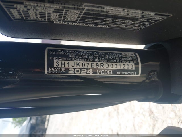 Honda NVA110 B 2024 3H1JK07E9RD001203 Image 10