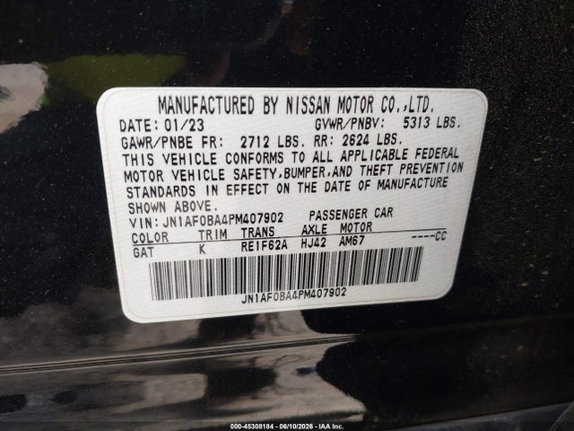 Nissan Ariya Engage 2023 JN1AF0BA4PM407902 Image 9