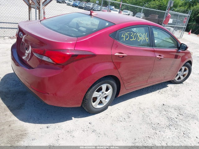 45308206 :رقم المزاد ، 5NPDH4AEXEH540252 vin ، 2014 Hyundai Elantra Se مزاد بيع
