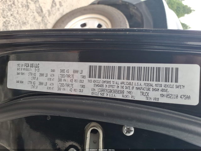 Aukcja sprzedaży 2019 Ram 1500 Classic Tradesman  4x4 5'7 Box, vin: 1C6RR7KG8KS658308, numer aukcji: 45308223