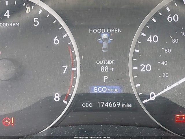 45308286 :رقم المزاد ، JTHBK1GG0E2122265 vin ، 2014 Lexus Es 350 مزاد بيع