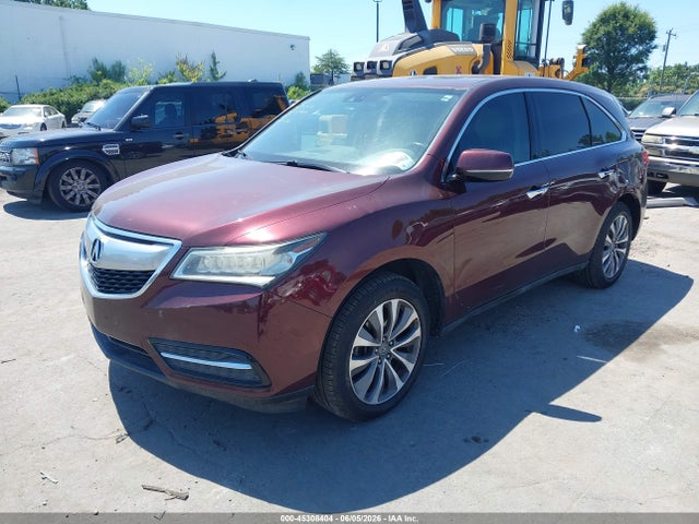 Продаж на аукціоні авто 2014 Acura Mdx Technology Package, vin: 5FRYD3H46EB004464, номер лоту: 45308404