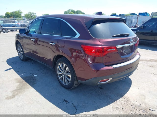 2014 Acura Mdx Technology Package მანქანა იყიდება აუქციონზე, vin: 5FRYD3H46EB004464, აუქციონის ნომერი: 45308404