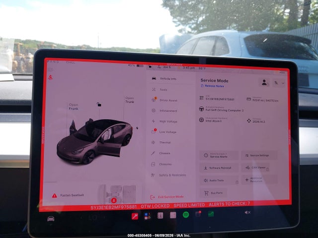 Tesla Model 3 Long Range 2021 5YJ3E1EB2MF975881 Image 7