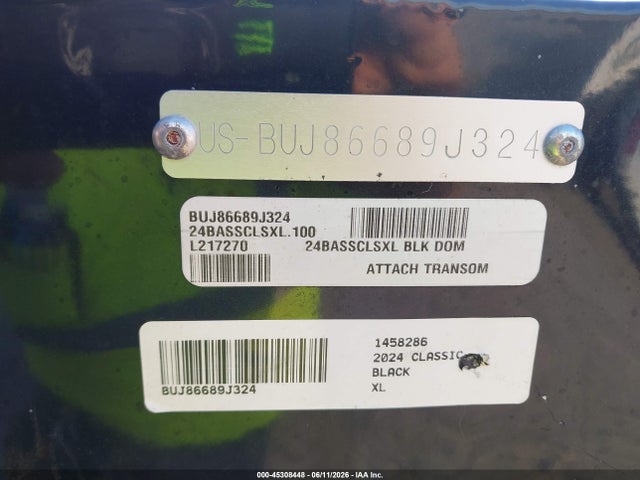 Продаж на аукціоні авто 2024 Tracker 16', vin: BUJ86689J324, номер лоту: 45308448