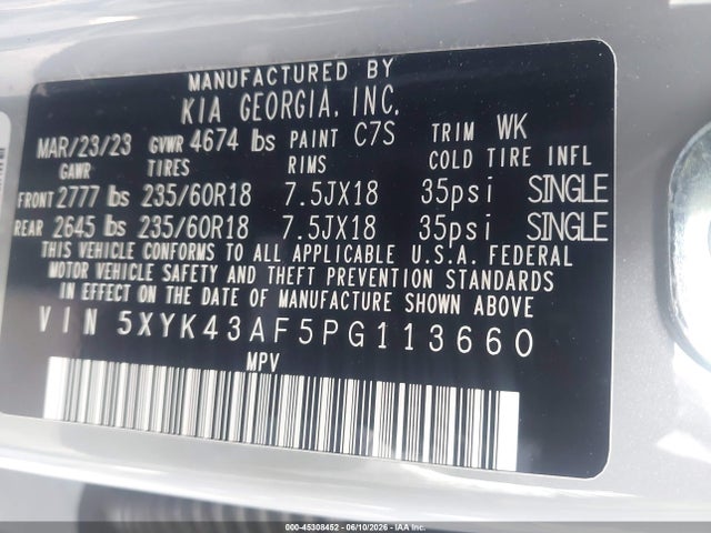 KIA Sportage Sx 2023 5XYK43AF5PG113660 Image 9