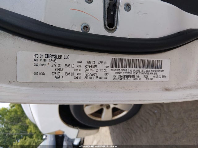 Aukcja sprzedaży 2009 Dodge Ram 1500 Slt/sport/trx, vin: 1D3HV18T89S764325, numer aukcji: 45308540