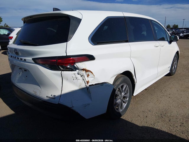 Aukcja sprzedaży 2021 Toyota Sienna Le, vin: 5TDKSKFC8MS016112, numer aukcji: 45308561