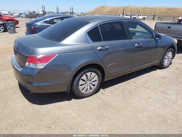 45308714 :رقم المزاد ، 1HGCP26338A110859 vin ، 2008 Honda Accord 2.4 Lx مزاد بيع