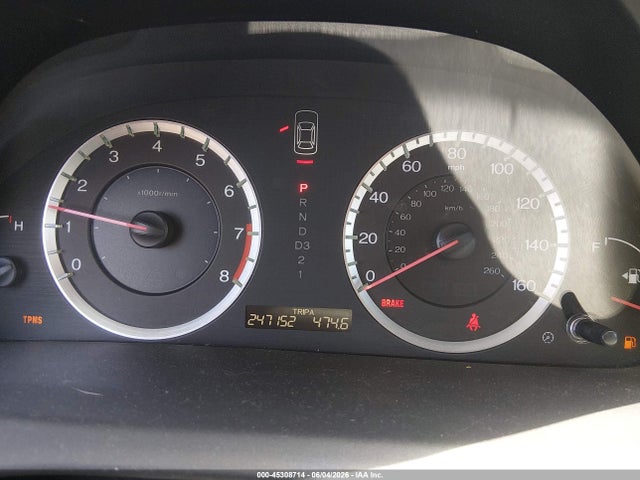 45308714 :رقم المزاد ، 1HGCP26338A110859 vin ، 2008 Honda Accord 2.4 Lx مزاد بيع