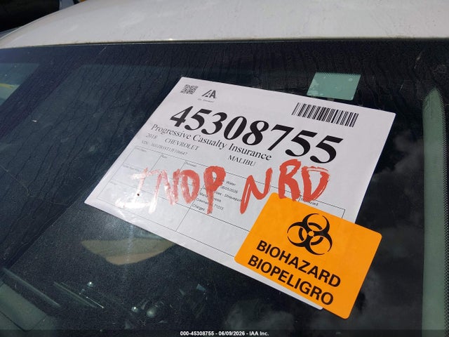 Продажа на аукционе авто 2018 Chevrolet Malibu 1ls, vin: 1G1ZB5ST1JF106647, номер лота: 45308755