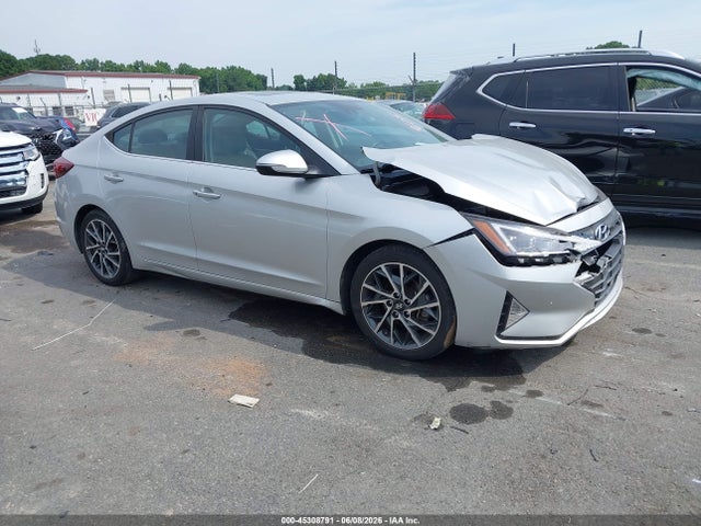 2019 Hyundai Elantra Limited მანქანა იყიდება აუქციონზე, vin: 5NPD84LF7KH409605, აუქციონის ნომერი: 45308791