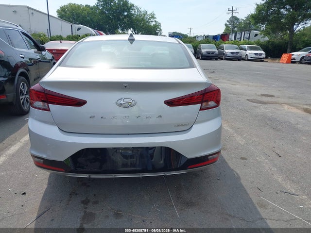 Продажа на аукционе авто 2019 Hyundai Elantra Limited, vin: 5NPD84LF7KH409605, номер лота: 45308791