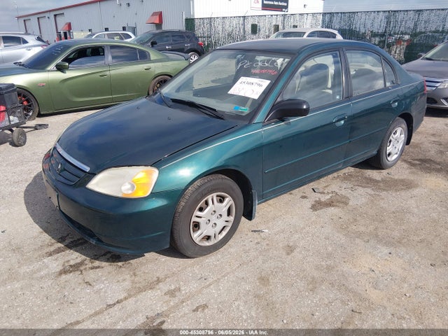 2002 Honda Civic Lx მანქანა იყიდება აუქციონზე, vin: 1HGES16532L016575, აუქციონის ნომერი: 45308796