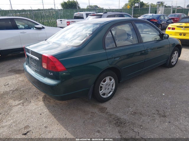 2002 Honda Civic Lx მანქანა იყიდება აუქციონზე, vin: 1HGES16532L016575, აუქციონის ნომერი: 45308796