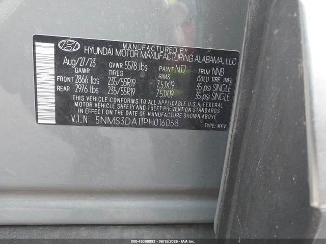 Hyundai Santa Fe Hybrid Sel Premium 2023 5NMS3DA11PH016068 Image 9