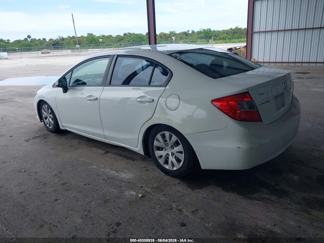 45308939 :رقم المزاد ، 19XFB2F55CE025488 vin ، 2012 Honda Civic Lx مزاد بيع