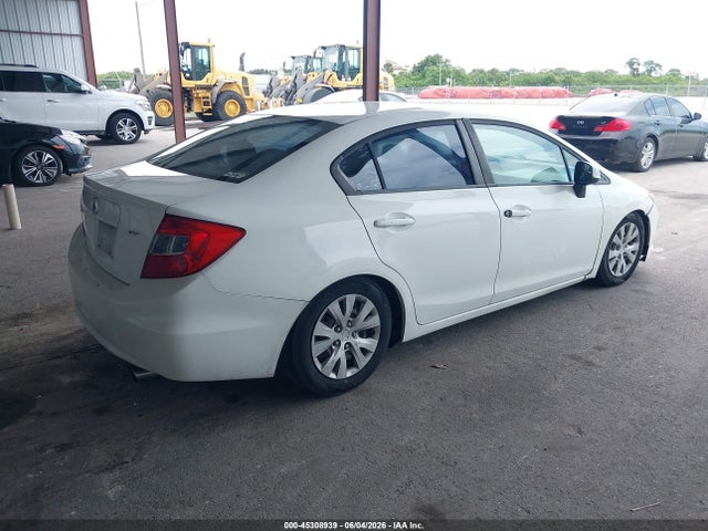 45308939 :رقم المزاد ، 19XFB2F55CE025488 vin ، 2012 Honda Civic Lx مزاد بيع