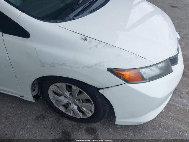 45308939 :رقم المزاد ، 19XFB2F55CE025488 vin ، 2012 Honda Civic Lx مزاد بيع