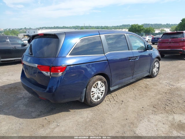 Продажа на аукционе авто 2015 Honda Odyssey Lx, vin: 5FNRL5H26FB099581, номер лота: 45309009