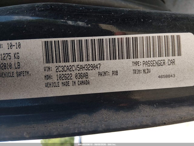 Продажа на аукционе авто 2010 Chrysler 300 300s V6, vin: 2C3CA2CV5AH329047, номер лота: 45309010