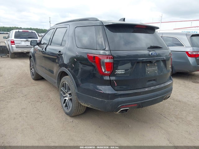45309038 :رقم المزاد ، 1FM5K8GT7HGA55641 vin ، 2017 Ford Explorer Sport مزاد بيع