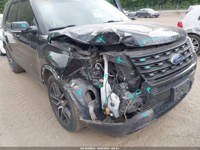 45309038 :رقم المزاد ، 1FM5K8GT7HGA55641 vin ، 2017 Ford Explorer Sport مزاد بيع