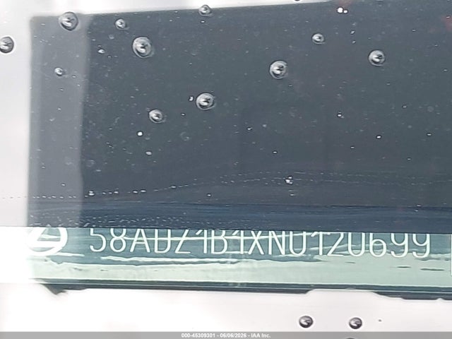 45309301 :رقم المزاد ، 58ADZ1B1XNU120699 vin ، 2022 Lexus Es 350 مزاد بيع