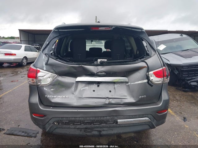 2015 Nissan Pathfinder S მანქანა იყიდება აუქციონზე, vin: 5N1AR2MM3FC703646, აუქციონის ნომერი: 45309498