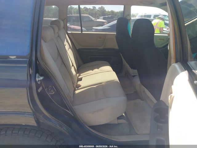 45309569 :رقم المزاد ، JTEGF21AX20069986 vin ، 2002 Toyota Highlander V6 مزاد بيع