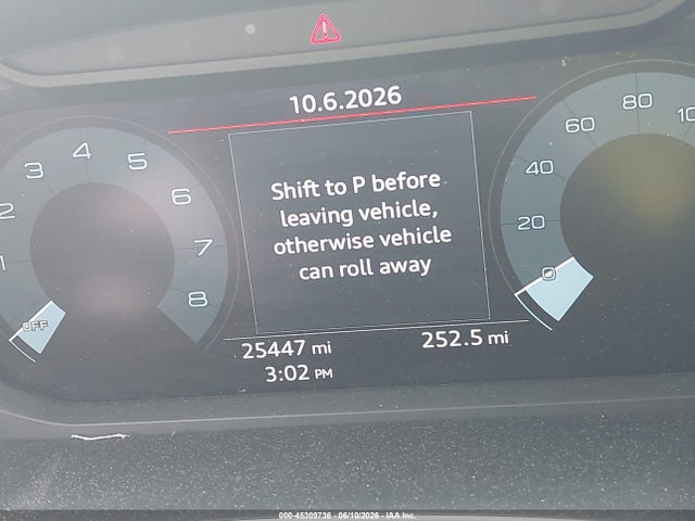 2025 Audi Q3 Premium 45 Tfsi S Line Quattro Tiptronic მანქანა იყიდება აუქციონზე, vin: WA1EECF33S1042874, აუქციონის ნომერი: 45309736