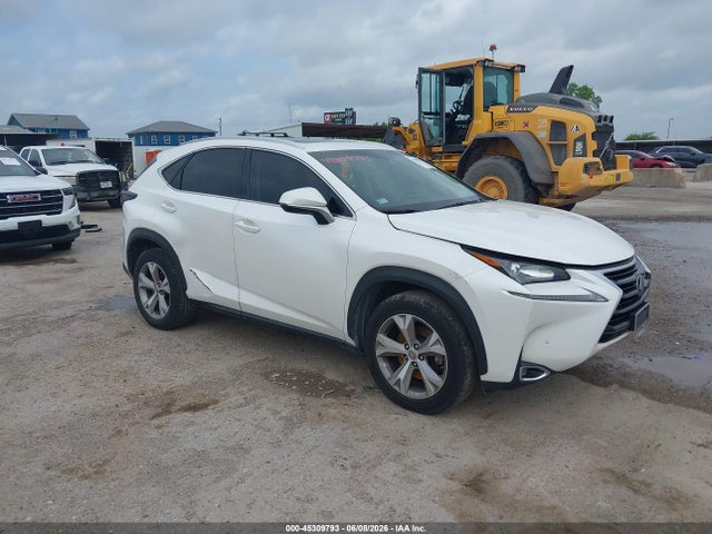 2017 Lexus Nx 200t მანქანა იყიდება აუქციონზე, vin: JTJYARBZ9H2060324, აუქციონის ნომერი: 45309793