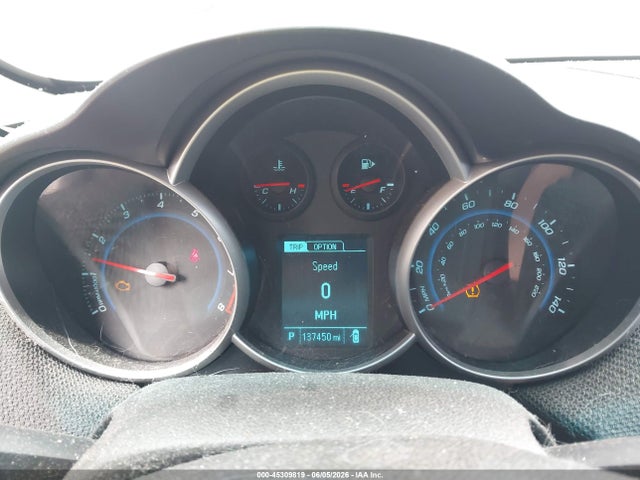45309819 :رقم المزاد ، 1G1PC5SB8D7174325 vin ، 2013 Chevrolet Cruze 1lt Auto مزاد بيع